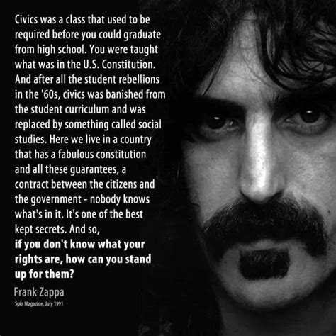 frank zappa quotes civics